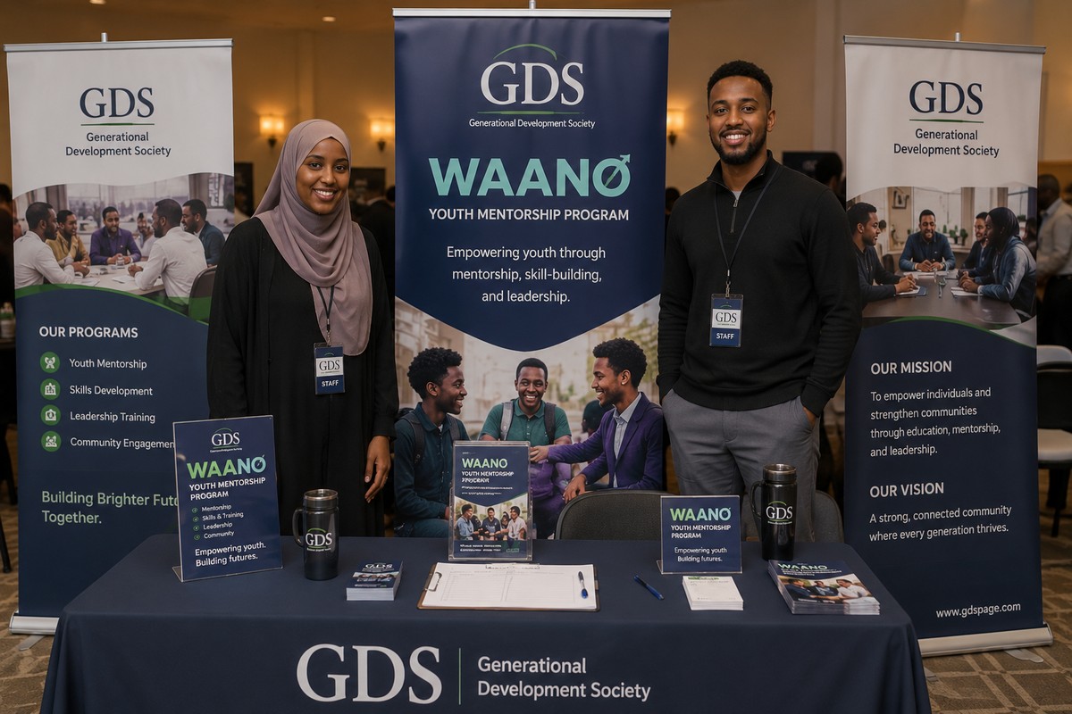 GDS Waano Youth Mentorship Program display at community event